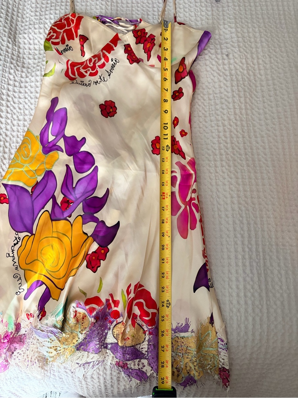 Donde Esteban Flores Lace Trimmer floral print dress - Picture 8 of 8